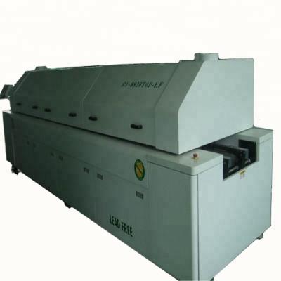 China Double Rail Solder Reflow Oven 8 Zone Hot Air Type With PC Control System for sale