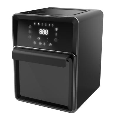 China Digital Display Hot Air Fryer Oven Black / Blue / Orange Color CE Approved for sale
