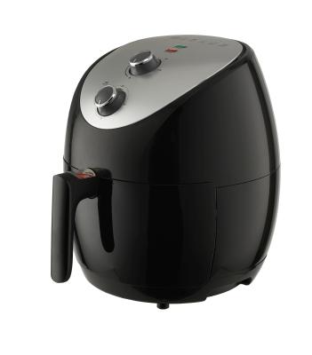 China Black Modern Home Digital Air Fryer , 3.5 Liter Air Fryer With Detachable Basket for sale