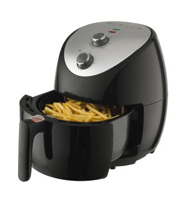 China Black Family Size Air Fryer , 3.5 Liter Air Fryer Multifunction OEM Acceptable for sale
