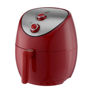 China Household Oil Free Digital Fryer Red Color With Detachable Frying Basket for sale