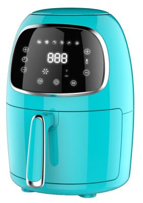 China Family Size Air Fryer , Blue Air Fryer Oven Cooker With Timer Setting for sale