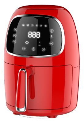 China Compact Red Power Air Fryer , 2 Liter Mini Air Fryers For Home Use for sale