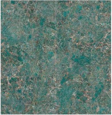 중국 콜럼버리 에메랄드 푸른 채색 대리석 슬랩 닦은 화강암 바닥은 슬래브 스톤 주방용 조리대 1200*2700*6mm을 타일로 덮습니다 판매용