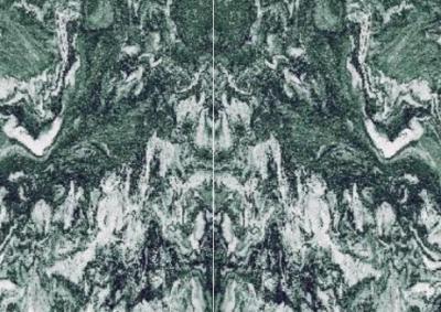 China Wizard OZ Green White Grey Colour Marble Slab Tile Scratch Resistant for sale