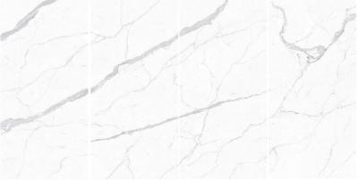 中国 White Colour Marble Slab Tile Slab Stone Countertops Heat Insulation 販売のため