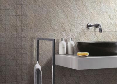 China Light Grey Bathroom Ceramic Tile Matte Surface Green Building Material for sale