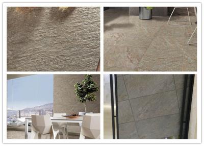 China Imitated Look Polished Travertine Floor Tile , Sandstone Porcelain Tiles for sale