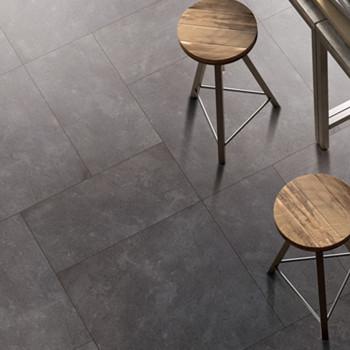 China 3D Inkjet Ceramic Kitchen Floor Tile , Anti Bacterial Black Kitchen Floor Tiles for sale