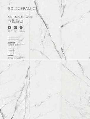 China Frost Resistant Marble Look Porcelain Tile For Bedroom / Kitchen for sale