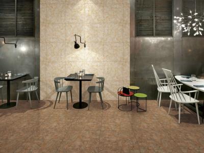 China Yellow Modern Porcelain Floor Tile , Matt Porcelain Bathroom Tile for sale