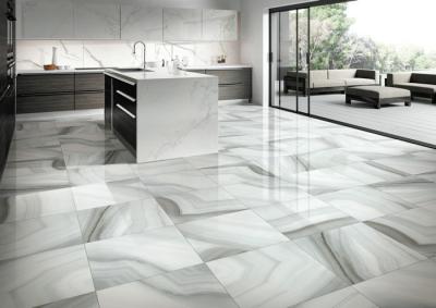 China Ceramic Modern Grey Bathroom Tiles / Porcelain Tile That Looks Like Stone for sale