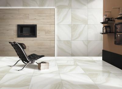 China Customize Design Modern Porcelain Tile For Living Room And Kitchen Beige Color 600x600mm Size for sale