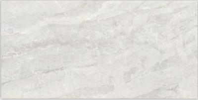 China Bathroom Floor Patterned Tiles 750*1500mm Full Body Marble Design Light Grey Color for sale