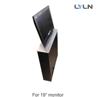 China 19 Inch Motorized Monitor Lift , Pop Up Monitor Lift For Incorporting for sale