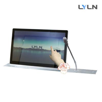 China Elevación motorizada del monitor de computadora con la alta función sensible y el micrófono del tacto en venta