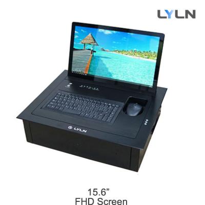 China A aleta motorizada ascendente monitora 15,6 polegadas com teclado e rato PLT-15S à venda