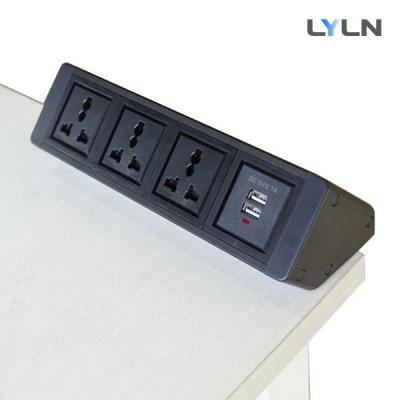 China CE Approved Removable Desk Outlets With Power Socket & AV Connection for sale
