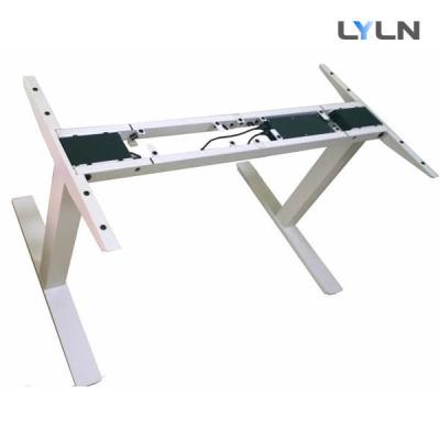China Training Room Motorized Height Adjustable Desk Smooth And Quiet Lifting - Up / Down for sale
