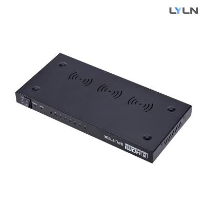 China 1in 8out HDMI Signal Splitter , Portable Long Distance Hdmi Splitter for sale