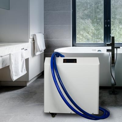 中国 フィリップスの紫外線消毒の氷浴機械2HP冷たいシャワーのスリラーR410Aの冷却剤 販売のため