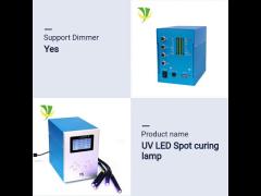 UV spot light to dry UV adhesive