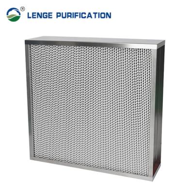 China Galvanized Iron F8 Separator Cleanroom F8 Hepa Filter With Aluminum Foil Spacer for sale