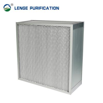 China H14 Galvanized Iron Separator Cleanroom HEPA FilterFor Microelectronics for sale