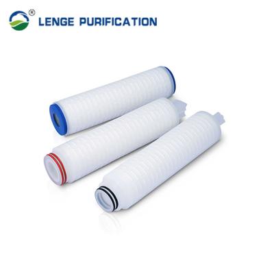 China 10 inch Nylon 66 Pleated Filter Cartridge For Filtration Of Beer for sale