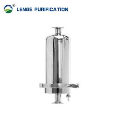 China 316L In Line Stainless Steel Filter Housing With Clamp Connection for sale