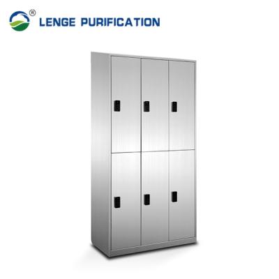China 1300 × 450 × 1800 Stainless Steel Lab Cabinets With Coded Lock for sale