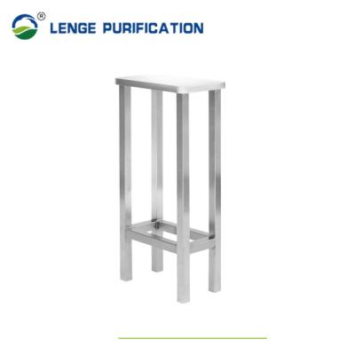 China Pharmaceutical Stainless Steel Furnishing 500mm X 400mm X 800mm 304 Stainless Steel High Stool for sale