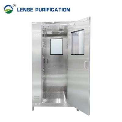 China SS304 Cleanroom Air Shower Mist Shower For Pharmaceutical Factory With Nozzles for sale