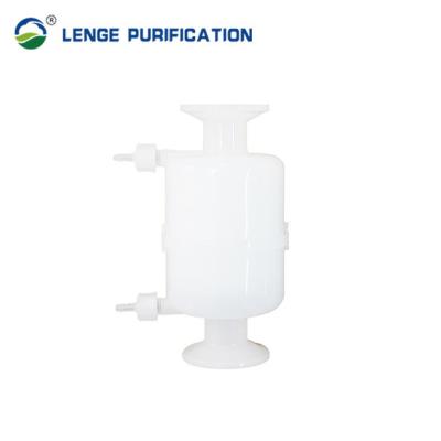 China 2.5 Inch PP Capsule Ptfe Membrane Filter Cartridge With Quick Opening Connection for sale
