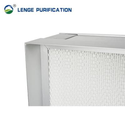 China H14 Cleanroom HEPA Filter 1220 × 610 × 93 Compact With Gel Seal for sale