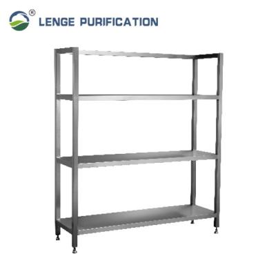 China 3 Layers Storage Rack Stainless Steel Furnishing For Pharmaceutical Factory for sale