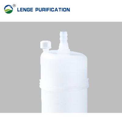 China 2.5 Inch PTFE Pleated Water Filter Cartridge With 3/8'' Pagoda Shaped Connection Te koop