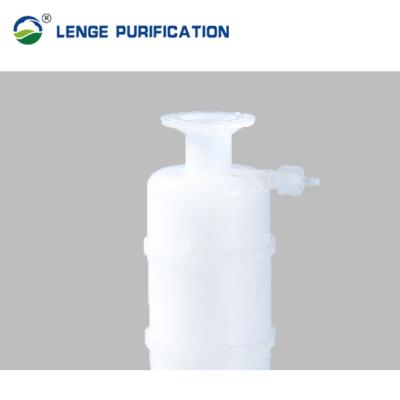 China PVDF Pleated Membrane Filter Capsule 10 Inch With TC Connection Te koop