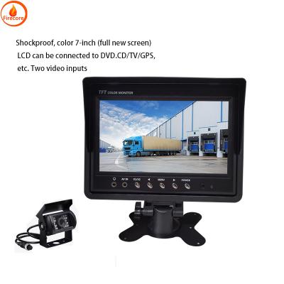 China 12V Car Camera Display 1080P Truck Camera Monitor 7 Inch AHD High Definition for sale