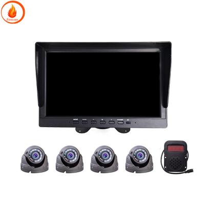China 12V Truck Monitoring Cameras 7 inch AHD Vehicle Video Monitoring System for sale