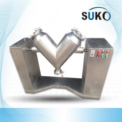China PTFE V Type Powder Mixer Machine 100L With Smooth Operation for sale