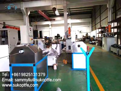 China Laboratory PTFE Plastic Corrugated Pipe Machine Manufacturers for sale