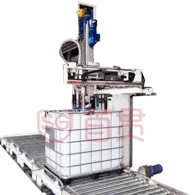 China 1200kg  Automatic  IBC Filling Machine Filler Disinfectant for sale