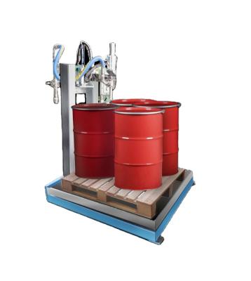 China Instrument Control Liquid Bottling IBC Filling Machine For Square Barrels for sale