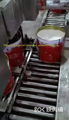 China 4-14pcs/Min Viscous Liquid Filling Machine 40kg Filling Quantity Container for sale