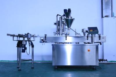 China 700kg Automatic Powder Filling Machine With Material Feeder for sale