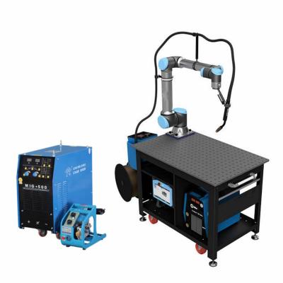 China Mig Welding Robot UR10 Welding Cobot Universal Robot With MIG 500 Welding Machine And Torches for sale