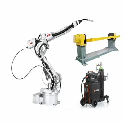 China Industrial Robot Arm ABB IRB 1520ID 6 Axis Robot Industrial Welding Robot With Megment Welder for sale