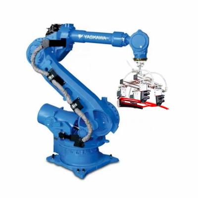 China Brazo Palletizer del robot industrial del robot GP180 de YASKAWA con el agarrador de CNGBS para la selección y el lugar en venta