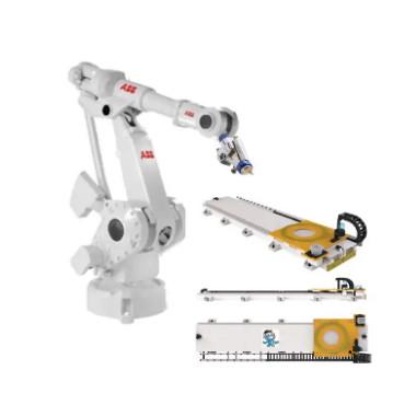 中国 線形追跡者およびロボティック カバーが付いているABB IRB4400の工業用ロボットの腕6の軸線CNCのロボット腕 販売のため